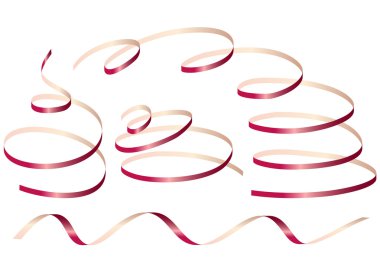 parti şerit vektör çizim