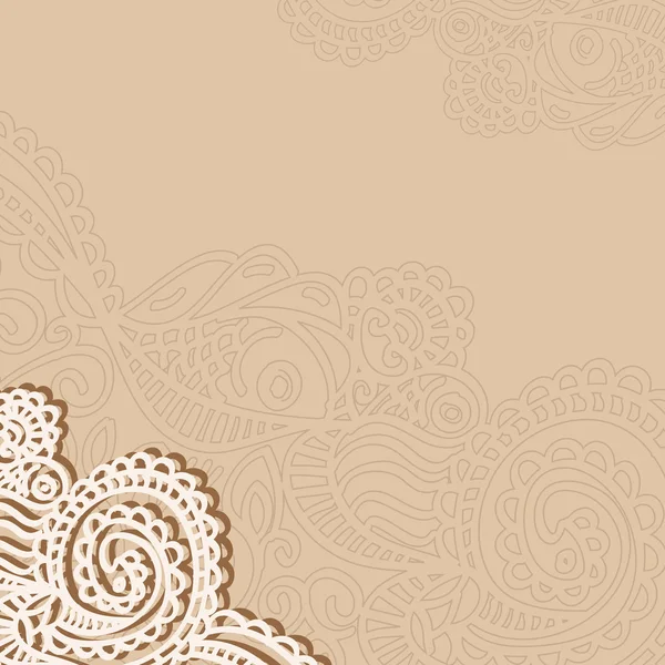 Fondo ornamental con lugar para su texto — Vector de stock