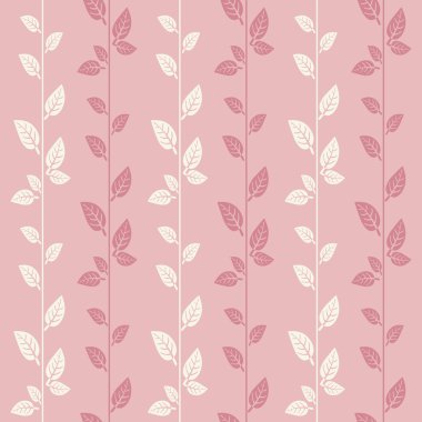 Dikişsiz yaprağı pembe arka plan rengi