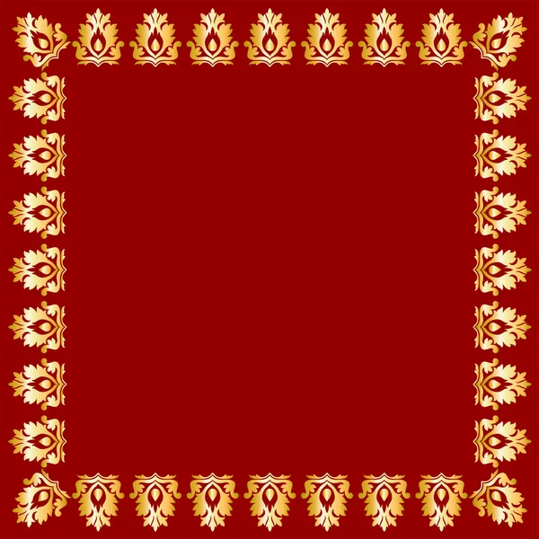 Cadre de bordure ornemental — Image vectorielle