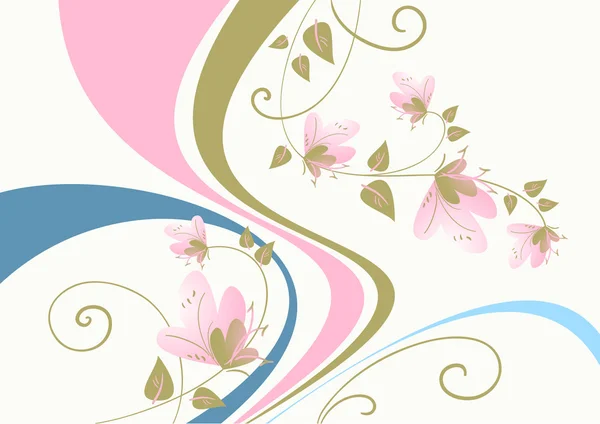 Floral background — Stock Vector