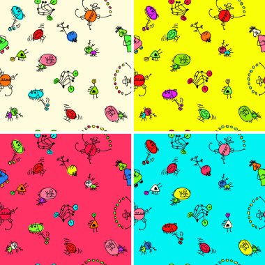 farklı renklerde sorunsuz arka plan