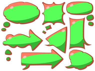 metin alanı olan düşünce ve konuşma kabarcıklar