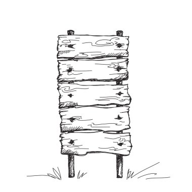 el ahşap tabela çekilmiş