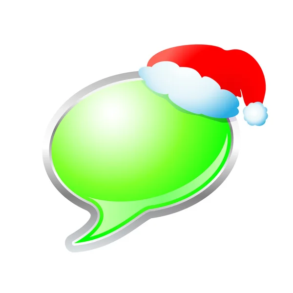 Christmas Thought Bubble — Stock Vector