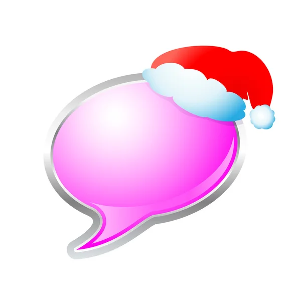 Christmas Thought Bubble — Stock Vector