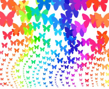 Gökkuşağı kelebekler