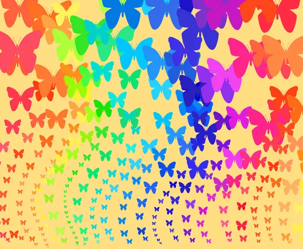 Mariposas arco iris — Foto de Stock