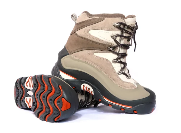 Winter hiking boots — Stock Photo, Image