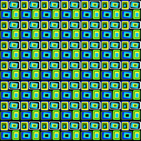 Boîtes verte et bleue sans couture — Image vectorielle
