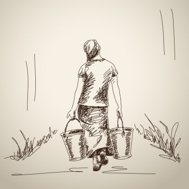 kova kadını taşır