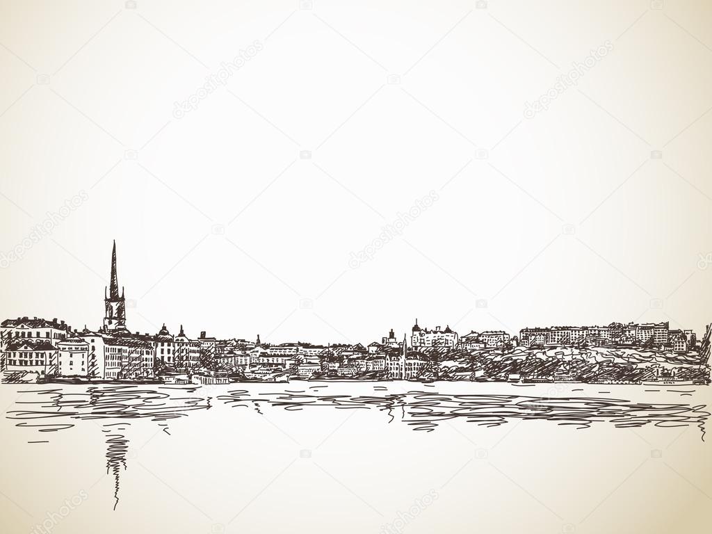 Sketch of Stockholm