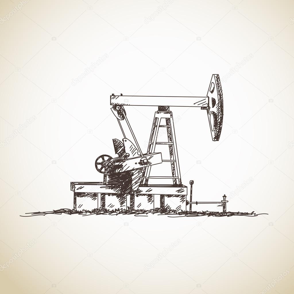 Sketch of oil pump