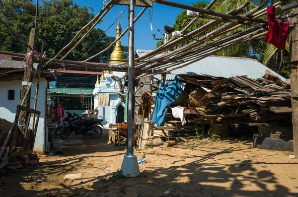 缅甸曼德勒 2020年1月14日 Amarapura白塔小园 — 图库照片
