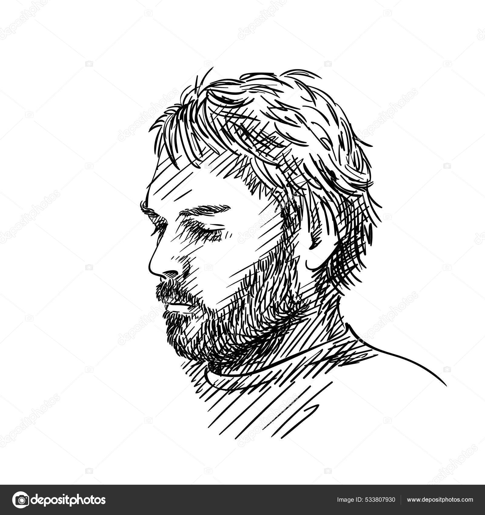 How to Draw a Beard - Really Easy Drawing Tutorial