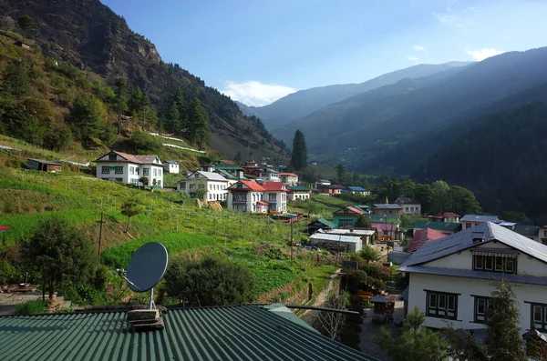 Junbesi Sherpa Village Solukhumbu Región Del Everest Nepal Pintoresco Pueblo — Foto de Stock