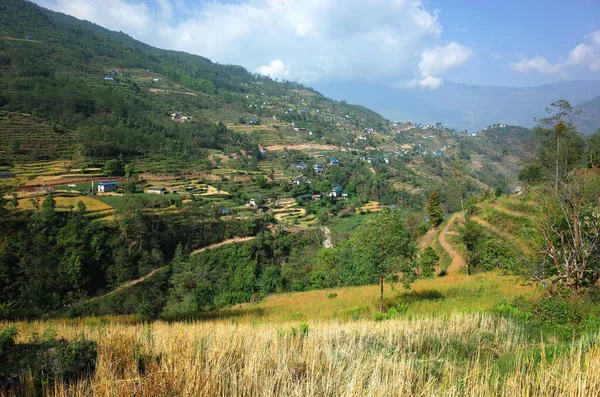 Himalaya Dağlarındaki Karikhola Köyü Solukhumbu Bölgesi Nepal — Stok fotoğraf