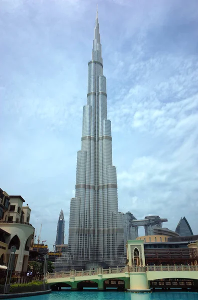 Dubai Vae April 2019 Wolkenkratzer Burj Khalifa Das Höchste Von — Stockfoto