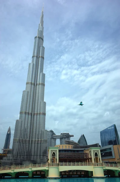 Dubai Vae April 2019 Wolkenkratzer Burj Khalifa Das Höchste Von — Stockfoto