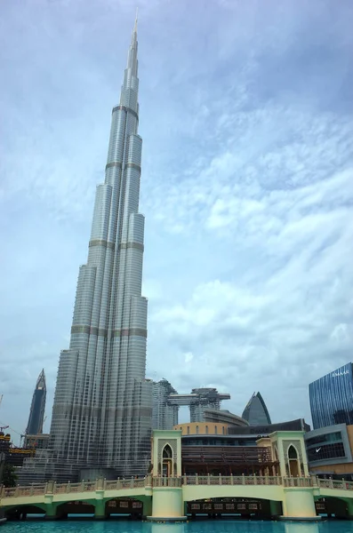 Dubai Vae April 2019 Wolkenkratzer Burj Khalifa Das Höchste Von — Stockfoto