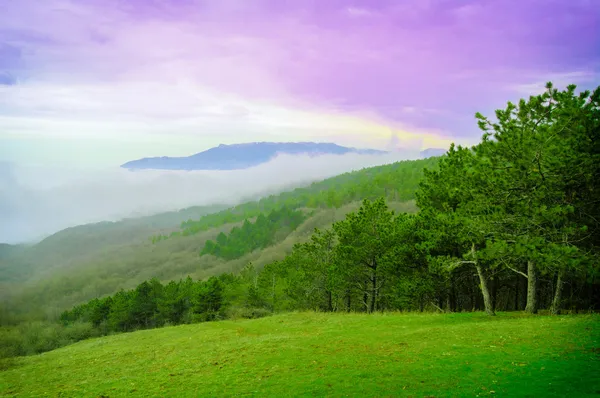 Beautiful Sunset in the Mountains — Stock Photo, Image