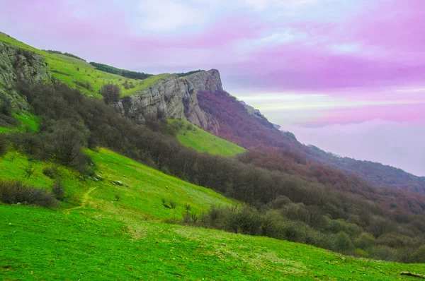 Beautiful Sunset in the Mountains — Stock Photo, Image