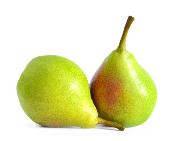 Fresh Ripe Pears Isolated on the White Background — Stock Photo, Image