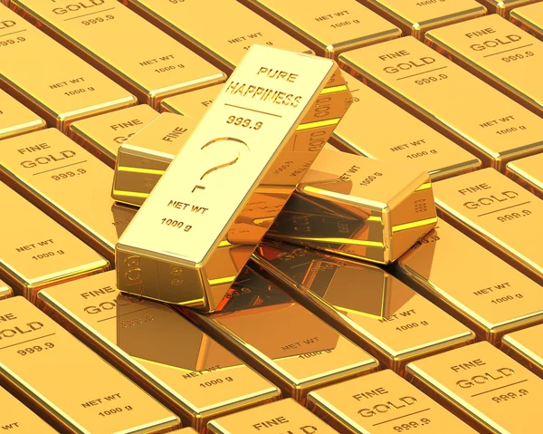 Big Set of Gold bars — Stock Photo, Image