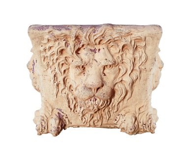 terra cotta aslan baş semaver