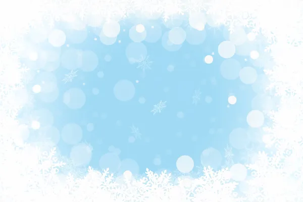 Frame with snowflakes — Stock Photo, Image