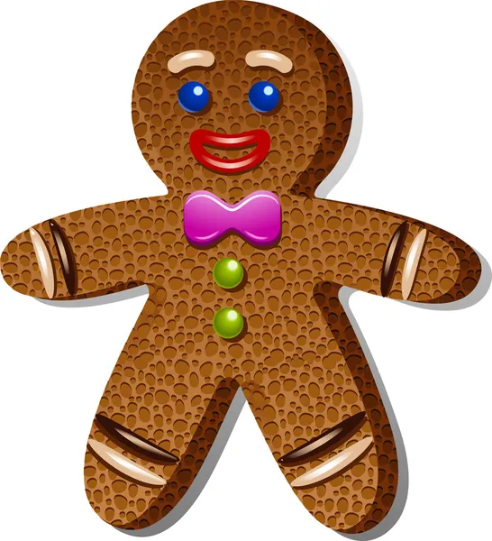 Gingerbread man — Stock Vector