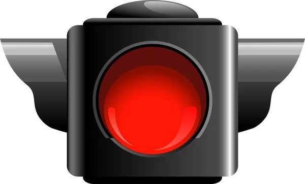 Červená semafor — Stockový vektor