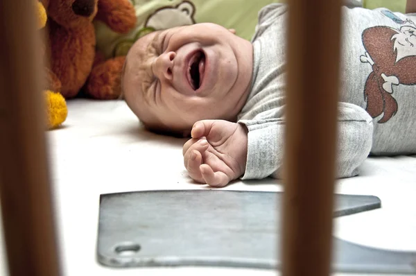 Décès de lit bébé — Photo