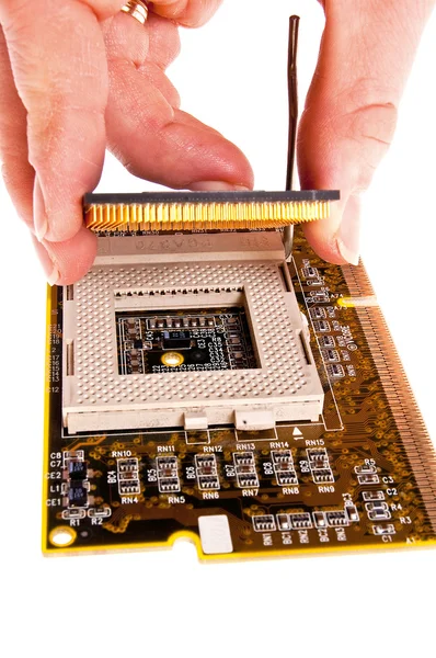 Elektronik och datorer-processor — Stockfoto