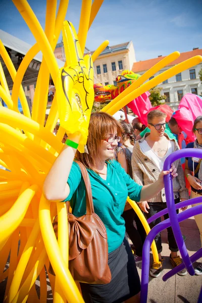 Carnaval de la ciudad Pecs — Foto de Stock