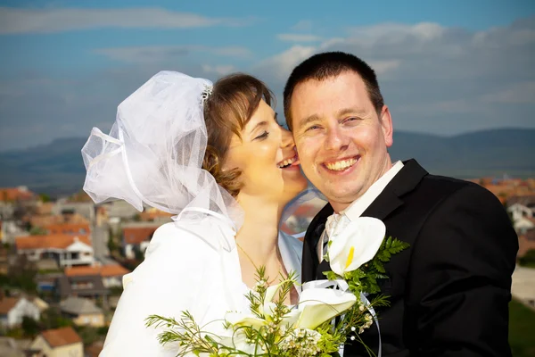 Casamento casal — Fotografia de Stock