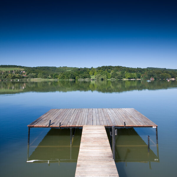 Wooden pier