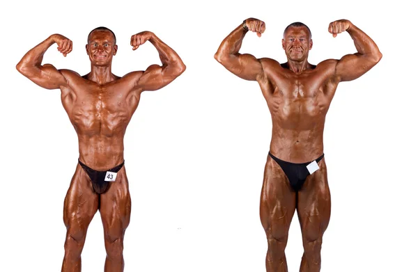 Bodybuilders poz — Stok fotoğraf