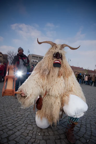 Mohácsi busojaras karnevál — Stock Fotó