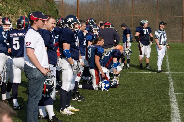 Amerikanischer Fußball — Stockfoto