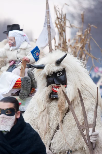 Mohacsi busojaras carnaval — Stockfoto