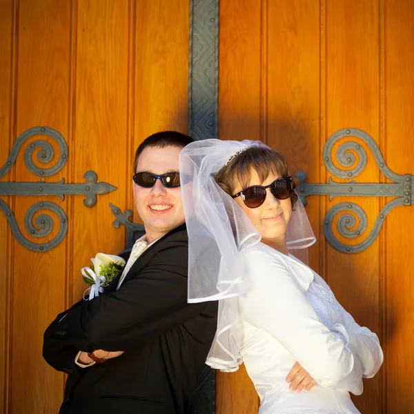 Casamento casal — Fotografia de Stock