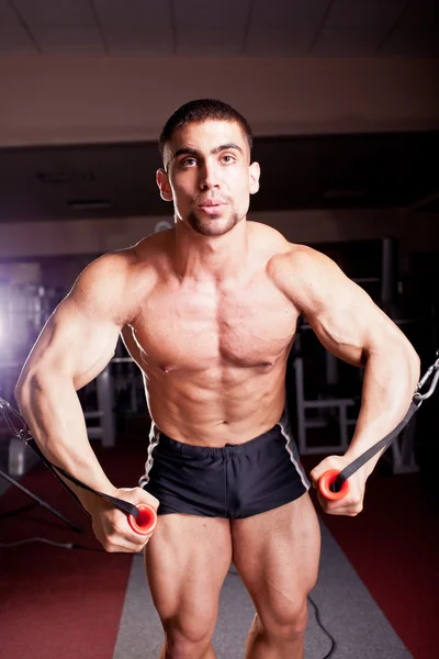 Bodybuilder training — Stock Photo, Image