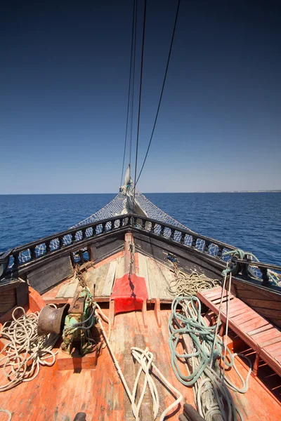 Піратський корабель — стокове фото
