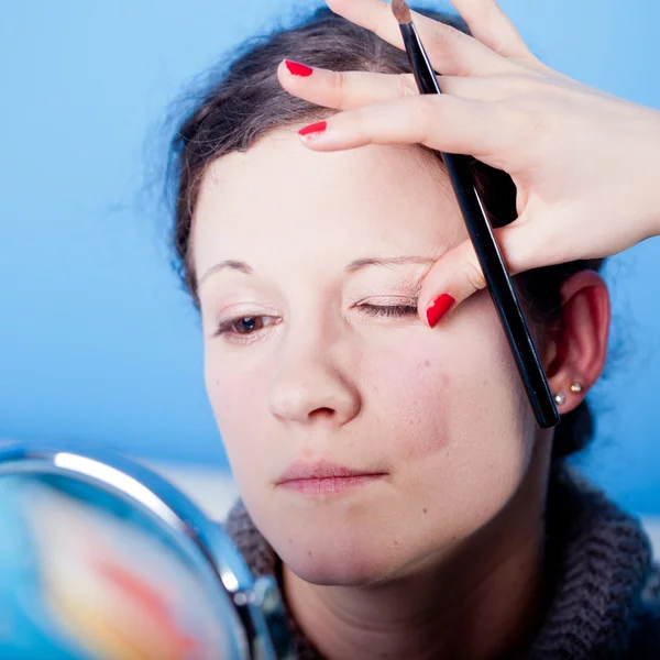 Make-up applying — Stock Photo, Image