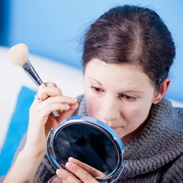 Make-up applying — Stock Photo, Image