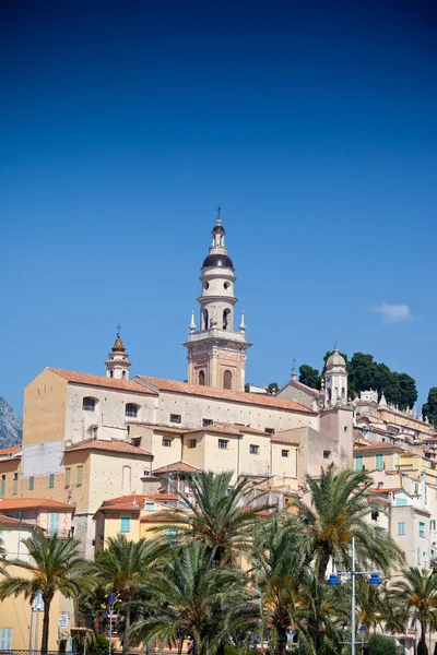 View of old town, Menton — Stock Photo, Image