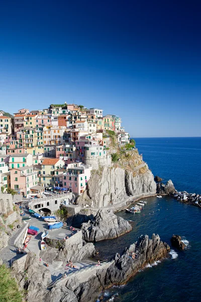 Manarola, cinque terre, feld y — стоковое фото