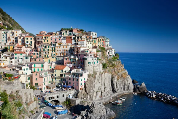 Manarola, cinque terre, feld y — стоковое фото