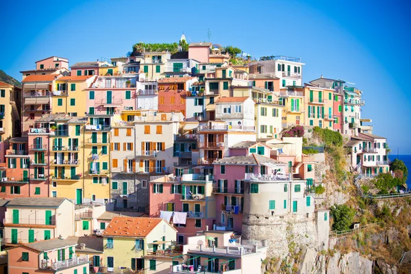 Manarola, cinque terre, feld y — стоковое фото